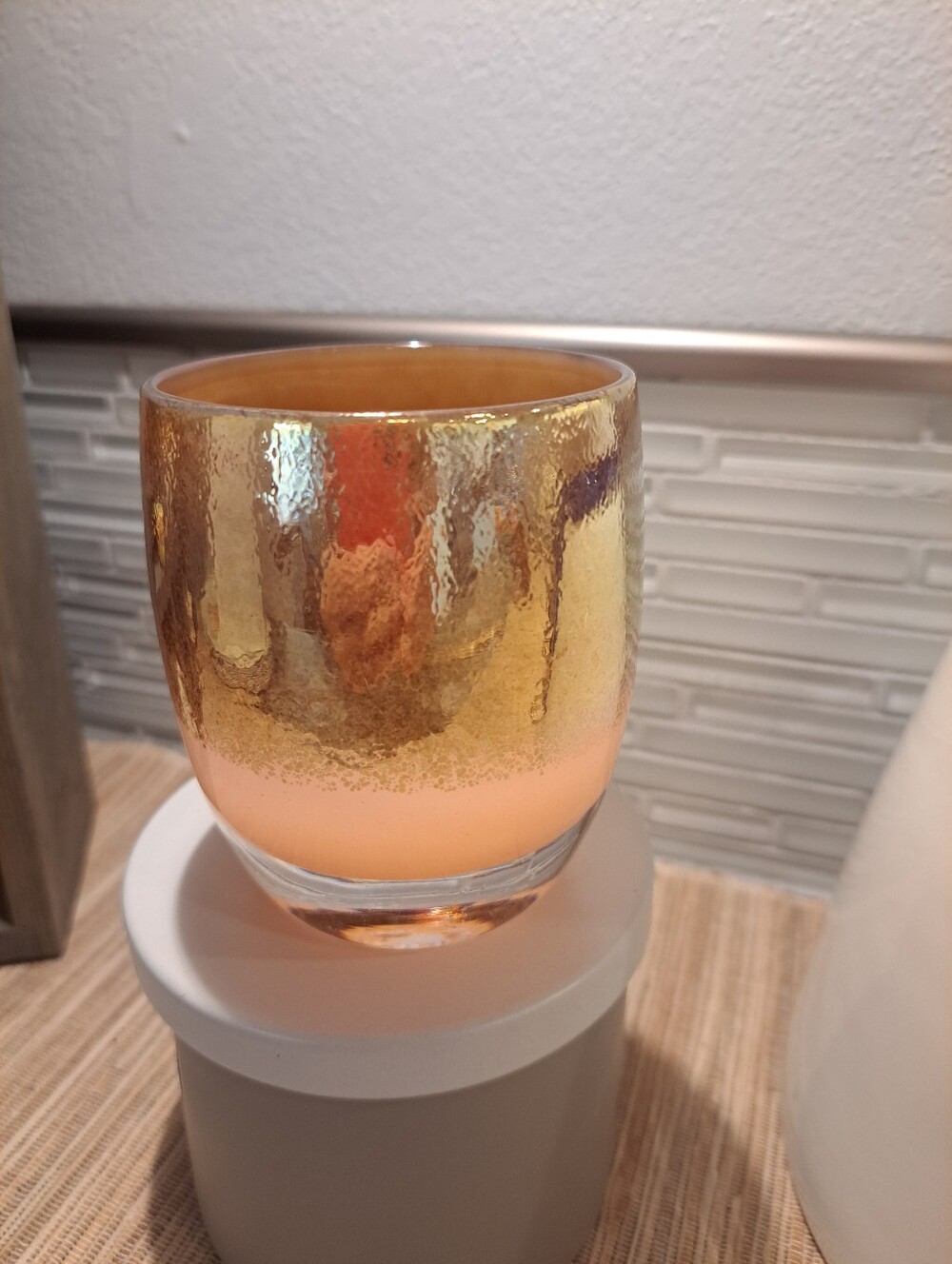 GlassyBaby Gold And Pinkish-- ICE CREAM?